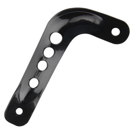 Exhaust Retaining Plate Strut Perforated Plate Short Black Compatible with Simson S50 S51 S70 Enduro