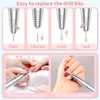 MOCOWIND Portable Nail Drill Professional 35000 RPM, Rechargeable Electric Nail
