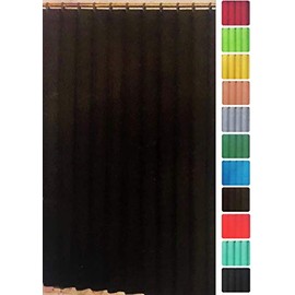 Better Home Deluxe Heavy Weight Shower Curtain Liner (Brown)