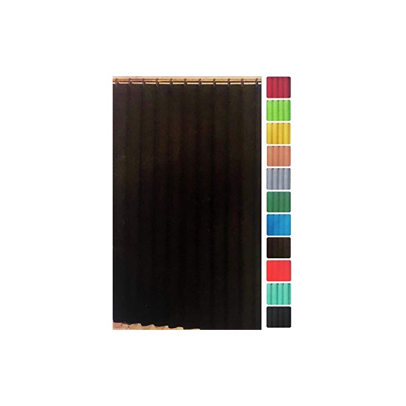 Better Home Deluxe Heavy Weight Shower Curtain Liner (Brown)