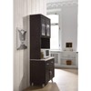 HODEDAH IMPORT Kitchen Cabinet, Chocolate