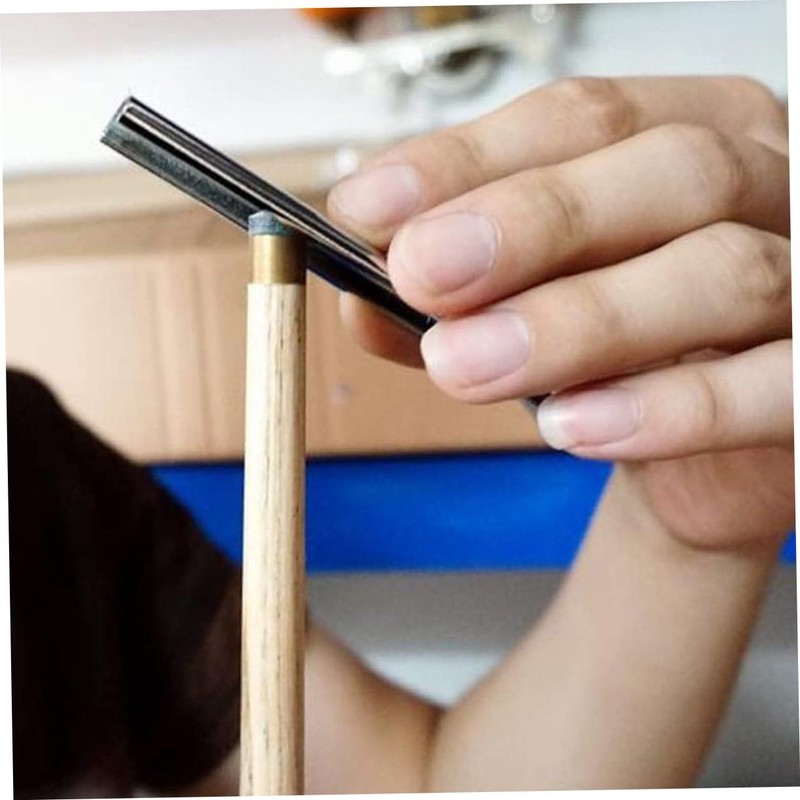 WHAMVOX Billiard Cue Tip Shaper Tool Metal File for Repairing