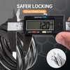 Bicycle Lock, 5 Digit Code 1.2m/4ft Anti Theft Bicycle Cable