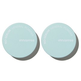 Innisfree 2개 이니스프리 노세범 미네랄 파우더 5g Innisfree No-Sebum Mineral Powder 5g (Set of 2)