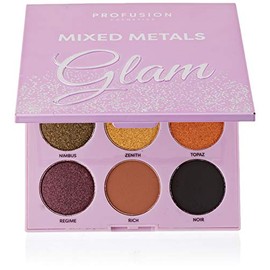 PROFUSION Mixed Metals Eyeshadow 9 Shades Glam Palette 175g