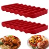 Fivebop 2 Pack Silicone Roasting Racks Non Stick Easy-Clean Cooling