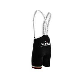 Mexico Black Code Cycling Pro Bib Shorts Bike for Men Size L