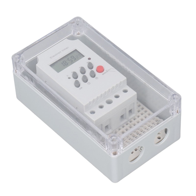 Swimming Pool Pump Timer Waterproof Digital Timer Box Programmable Time