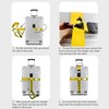 Veki Cross Luggage Straps Suitcase Strap TSA Approved with Lock