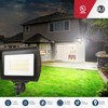 ECCFUTLL 150W Outdoor LED Flood Light with Plate, 5000K Daylight