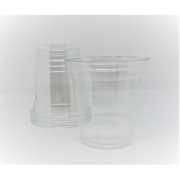 DHG PROFESSIONAL 8oz Crystal Clear PET Plastic Cups (Case of 1000) (8oz)