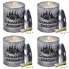 Citronella Candles Set - 4-Pack Natural Soy Wax Candles