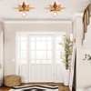 16 inch Flush Mount Ceiling Light, Gold Star Light Fixture,