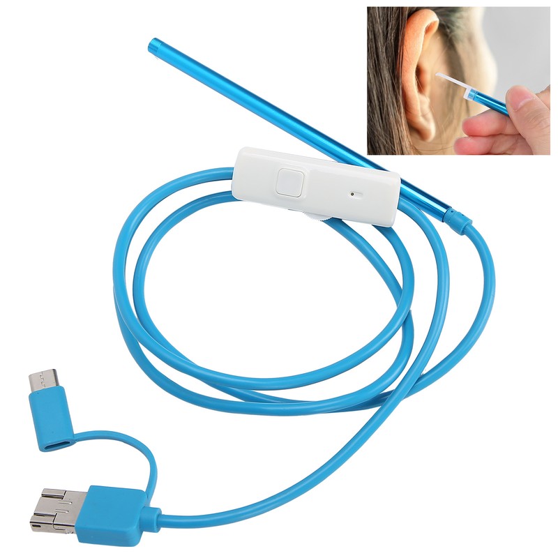 3‑In‑1 Visual Earpick Visible Ear Spoon Long Handle Examination Endoscope