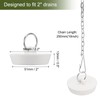 QUARKZMAN Pack of 2 Bath Plugs, Rubber Plugs for Bathtubs,