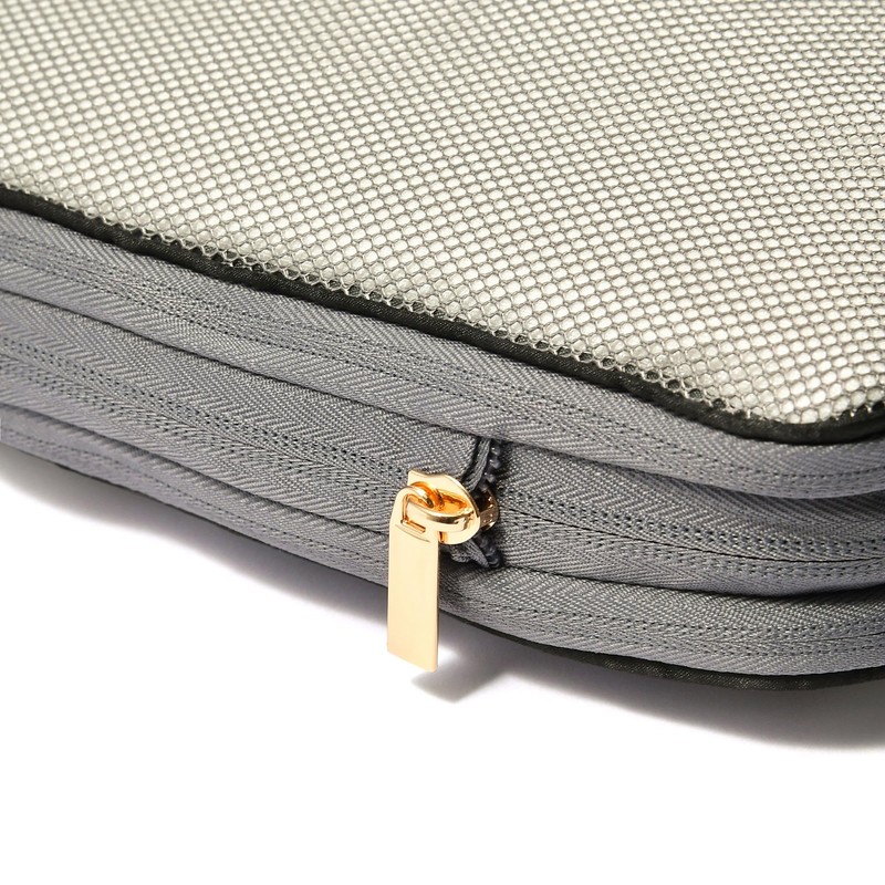 Francfranc Classic Flower Compression Organizer Large Dark Grey