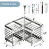 MYITYARD Toothbrush Holders for Bathrooms, Stainless Steel Electric Toothbrush and