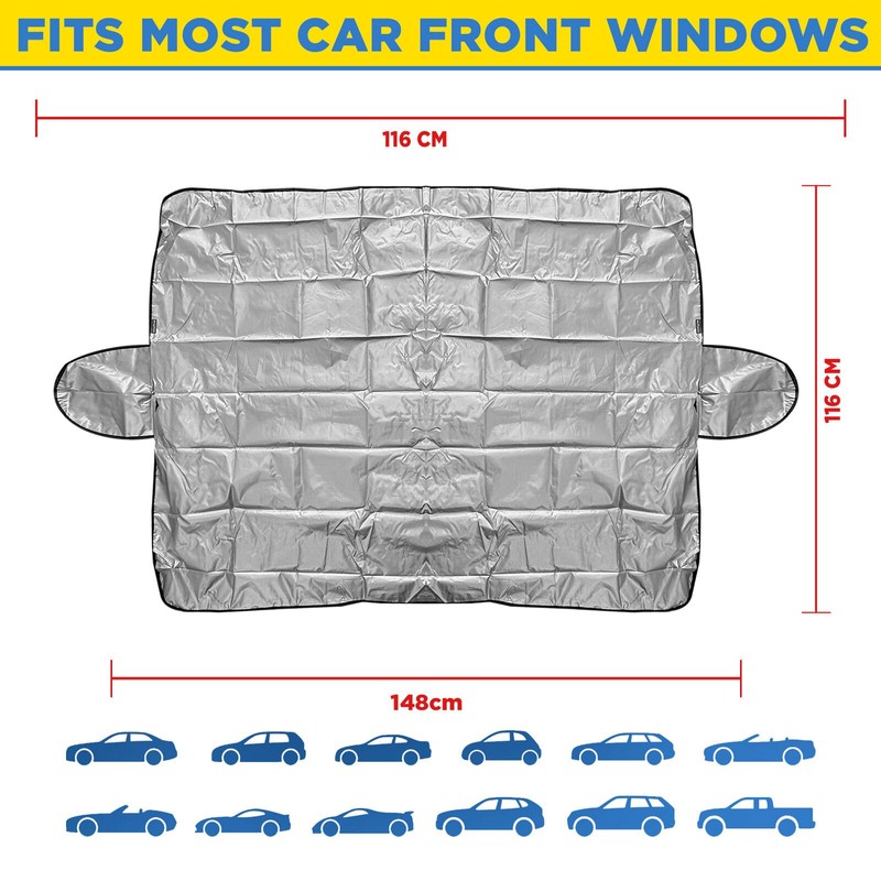 Goodyear Magnetic Car Windscreen Cover | Protect from Snow Frost