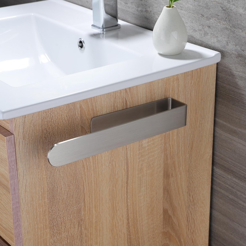 RUICER Towel Rail No Drilling 30 cm Stainless Steel Towel