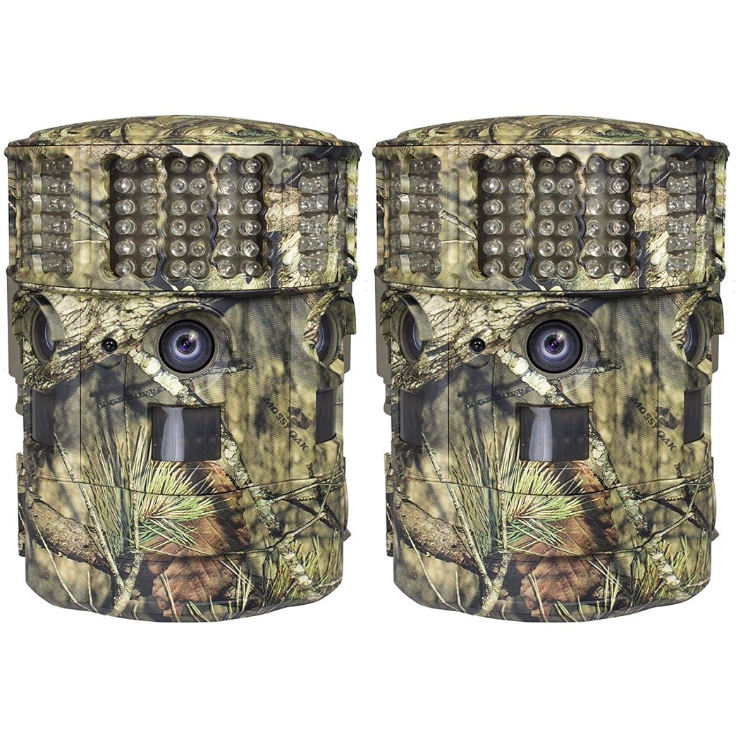 Moultrie (2) No Glow 14MP Panoramic 180i Infrared Game Hunting Cameras | P-180i