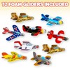 ArtCreativity Foam Gliders for Kids - Bulk Set of 72
