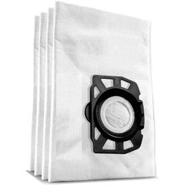 4 Bolsas para Filtro de Aspiradora Compatibles con WD 3 Repuesto para Aspirado en Seco y Húmedo Alta Resistencia para Uso Doméstico o Industrial J0575 Paquete de 4 Piezas