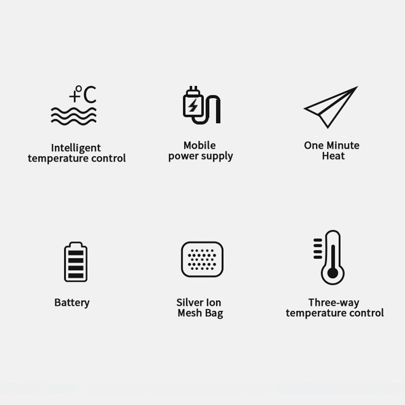 Electric Heated Wrist Brace 3 Temperature Gears Timing Hot Compress