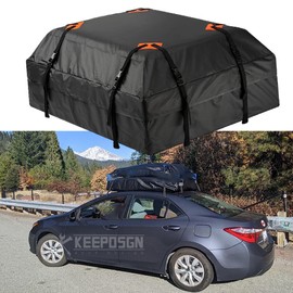 KEEPDSGN 21 Cubic Car Roof Top Rack Carrier Cargo Bag Luggage Storage Box For SUV Sedan