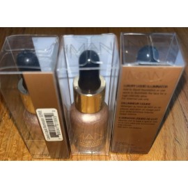 Iman Cosmetics 3 Bottle Lot Of IMAN LUXURY LIQUID ILLUMINATOR in Shade Serve. Read Description