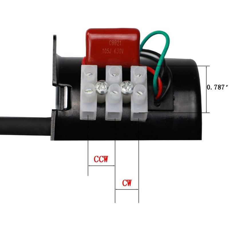 60KTYZ Synchronous Gear Motor 30RPM Dual Bearing AC Motor CW/CCW