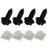License Plate Screw Kit, Stainless License Plate Screws, Self Tapping
