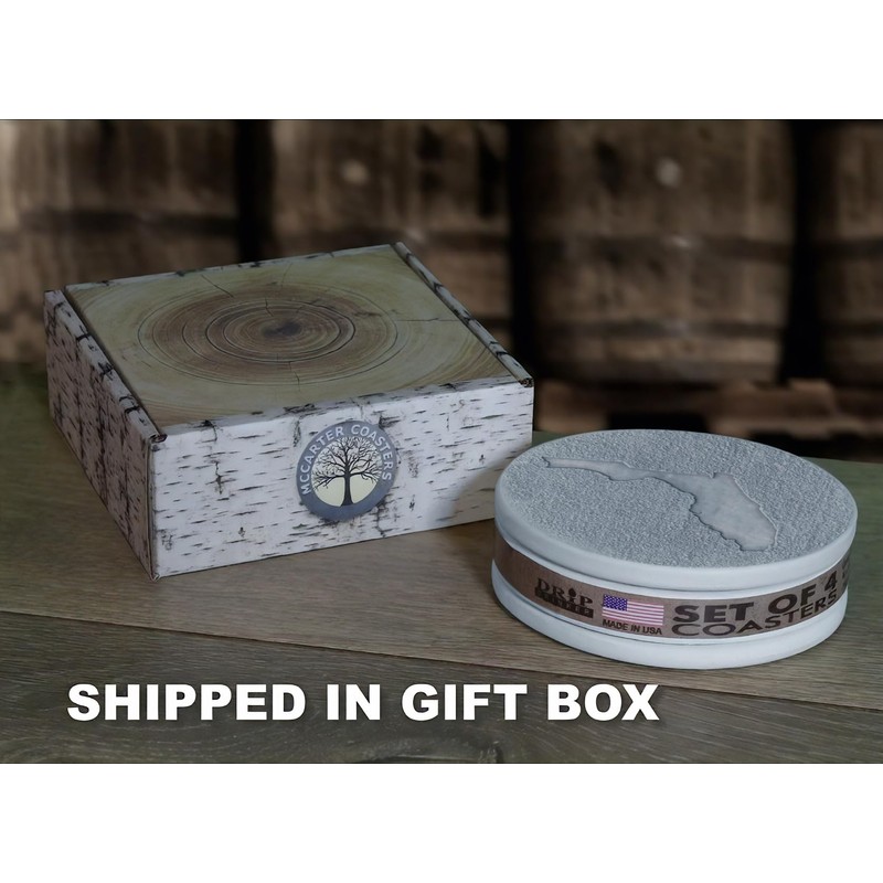 Florida Absorbent Drink Coasters (set of 4)