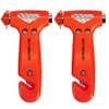 MOTORBUDDY 2-Pack Car Safety Hammer Seatbelt Cutter, Auto Emergency Escape