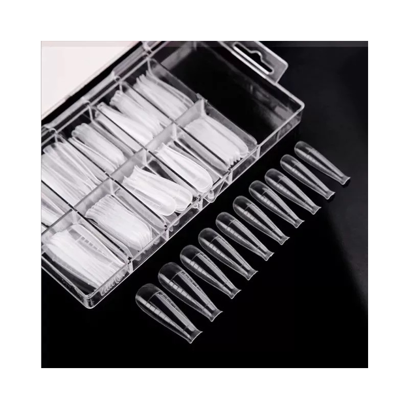 Zeiry nails Tips Dual System Coffin 100 Pzs.