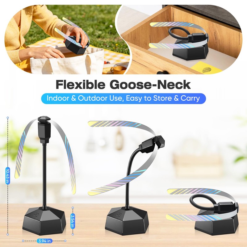 VEUIEIZT Fly Fans for Tables, Tabletop Food Fan, Fly Fan