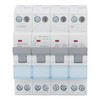 4P Dual Power Manual Transfer Switch DIN Rail Mount Single