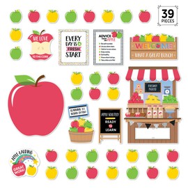 CTP Apple Time Bulletin Board Set - Classroom, Homeschool (#10993 Creative Teaching Press)