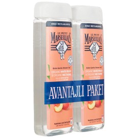 Le Petit Marseillais Duş Jeli Beyaz Şeftali ve Nektarin (2 x 400 ml)