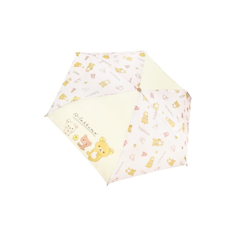 J's Planning 90481 Rilakkuma Natural Folding Umbrella, 20.9 inches (53