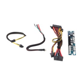 PC PSU DC 12V Input 300W Computer Power Supply Module with 24Pin Connect/ AUX/ SATA Cable