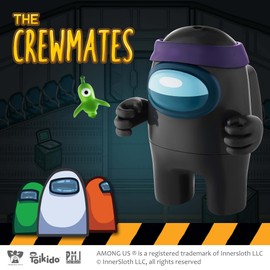 TOMY Among Us E73432 Imposter Figure Black Toy for Children and Adults Collectible Among US 8-10 cm Mini Toy Among Us Multicoloured Collection