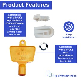 Meter Box Replacement Latch & Key