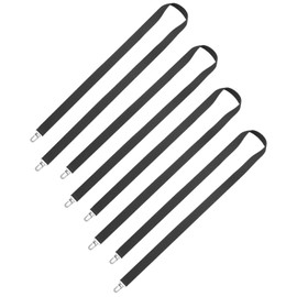 MAGARROW Mitten Clips Strap Gloves Clips Elastic Short Strap Anti Lost (Black, Long (4-Pack), 48-in (approximately))