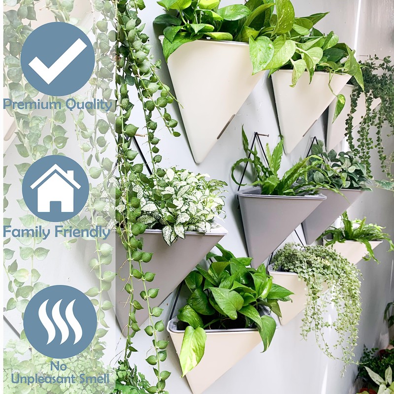 LaLaGreen Succulent Wall Planters - 2 Pack, 12 Inch Large