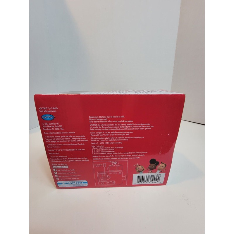 Just Play Ada Twist Scientist Singing & Talking Plush Doll