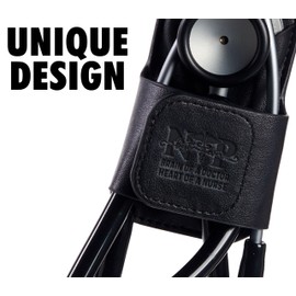 Nurse Practitioner Gifts for Women/Men, PU Leather Stethoscope Hip Holder Lightweight Portable Holster Clip for Nurse Appreciation Week, Birthday, Christmas, Fits Most Stethoscope - Black