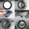 Kitchen Sink Collection, 114mm Kitchen Stainless Steel Sink Drain Strainer