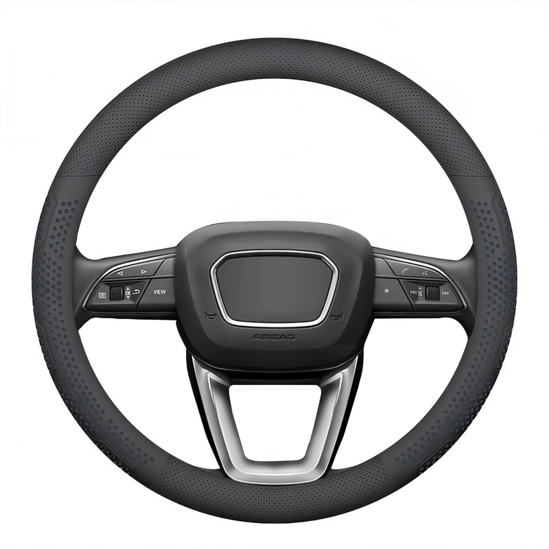 Yangday Leather Steering Wheel Cover for Jeep Wrangler Grand Cherokee