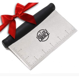 Rascador de banco comercial de acero inoxidable, empuñaduras ergonómicas, herramienta raspadora, raspador de cocina, raspador de alimentos, raspador de pastelería