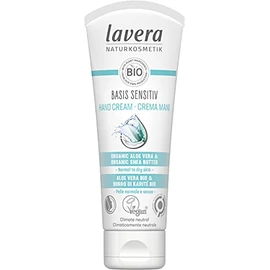 lavera basis sensitiv Crema Mani - cosmetici naturali - vegan - certificata - aloe vera biologica e burro di karitè biologico - 75ml